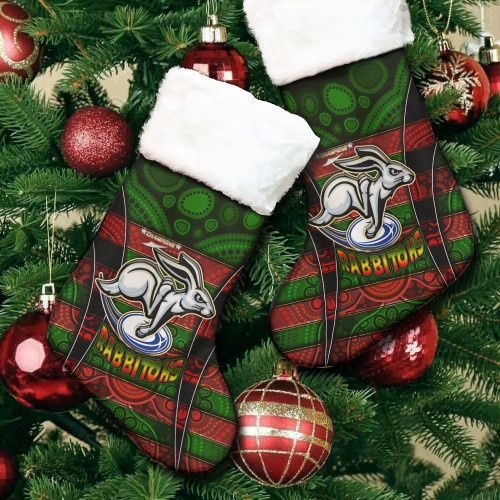 South Sydney South Sydney Rabbitohs Stocking - Rabbit Aboriginal Inspired Style Pattern