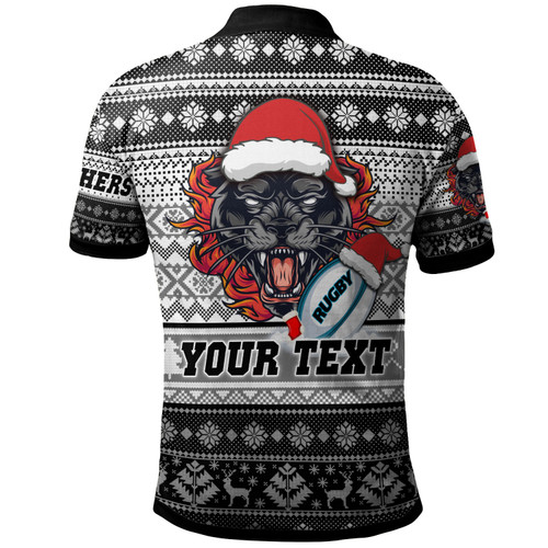 Penrith Panthers Polo Shirt - Custom Penrith Panthers Mascot Knitted Christmas Patterns Polo Shirt Penrith Panthers Polo Shirt - Custom Penrith Panthers Mascot Knitted Christmas Patterns Polo Shirt