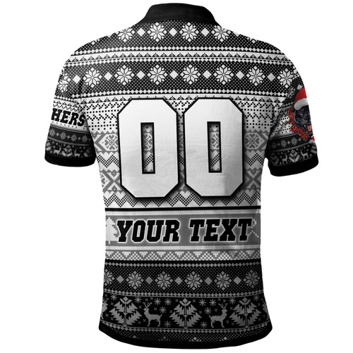 Penrith Panthers Polo Shirt - Custom Penrith Panthers Mascot Knitted Christmas Patterns Polo Shirt Penrith Panthers Polo Shirt - Custom Penrith Panthers Mascot Knitted Christmas Patterns Polo Shirt