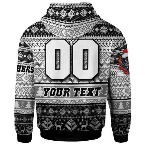 Penrith Panthers Hoodie - Custom Penrith Panthers Mascot Knitted Christmas Patterns Hoodie Penrith Panthers Hoodie - Custom Penrith Panthers Mascot Knitted Christmas Patterns Hoodie