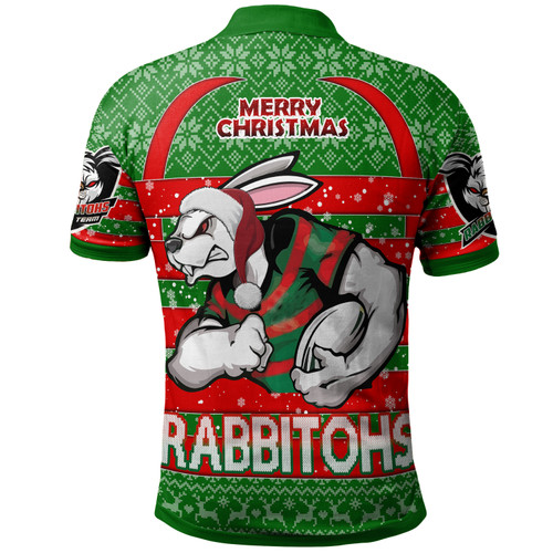 South Sydney Rabbitohs Polo Shirt - South Sydney Rabbitohs Merry Christmas With Snowflake Pattern Polo Shirt South Sydney Rabbitohs Polo Shirt - South Sydney Rabbitohs Merry Christmas With Snowflake Pattern Polo Shirt