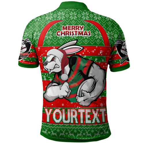 South Sydney Rabbitohs Polo Shirt - South Sydney Rabbitohs Merry Christmas With Snowflake Pattern Polo Shirt South Sydney Rabbitohs Polo Shirt - South Sydney Rabbitohs Merry Christmas With Snowflake Pattern Polo Shirt