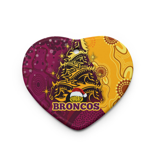 Brisbane Broncos Christmas Ornaments - Brisbane Broncos Tree Teammates Aboriginal Inspired Xmas Ornaments Brisbane Broncos Christmas Ornaments - Brisbane Broncos Tree Teammates Aboriginal Inspired Xmas Ornaments