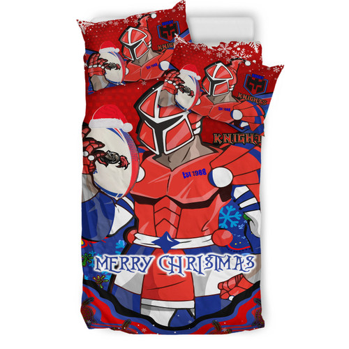 Newcastle Christmas Bedding Set - Custom Merry Christmas Newcastle Indigenous Bedding Set Newcastle Christmas Bedding Set - Custom Merry Christmas Newcastle Indigenous Bedding Set