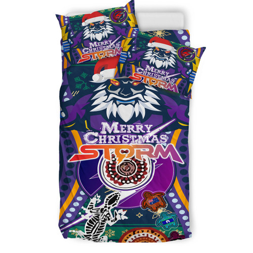 Melbourne Christmas Bedding Set - Custom Merry Christmas Indigenous Melbourne Duvet Cover Melbourne Christmas Bedding Set - Custom Merry Christmas Indigenous Melbourne Duvet Cover