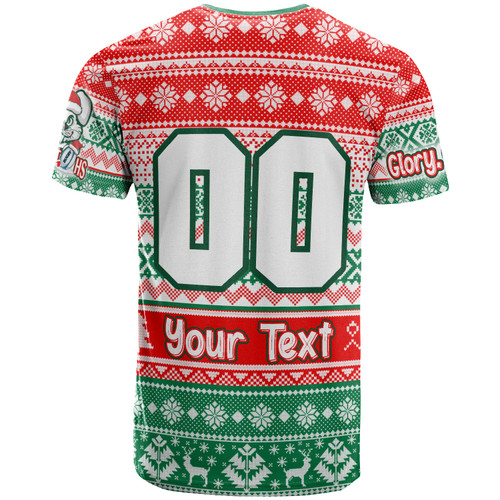 South Sydney Rabbitohs T-shirt - Custom Rabbitohs Glory, Glory! Knitted Christmas T-shirt South Sydney Rabbitohs T-shirt - Custom Rabbitohs Glory, Glory! Knitted Christmas T-shirt