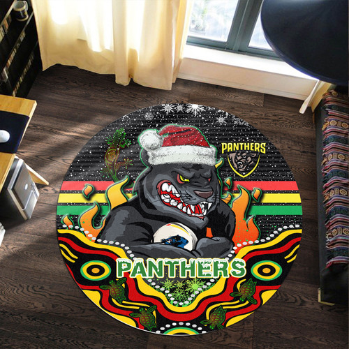 Penrith Christmas Round Rug - Custom Christmas Indigenous Penrith Round Rug Penrith Christmas Round Rug - Custom Christmas Indigenous Penrith Round Rug