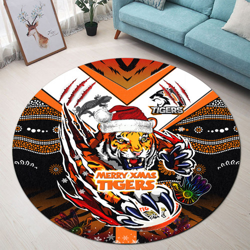 South West Sydney Christmas Round Rug - Custom Merry South West Sydney Christmas Indigenous Round Rug South West Sydney Christmas Round Rug - Custom Merry South West Sydney Christmas Indigenous Round Rug