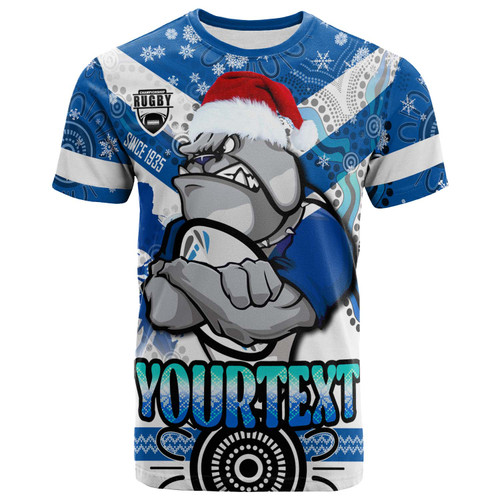 Canterbury-Bankstown Bulldogs Christmas T-Shirt - Custom Canterbury-Bankstown Bulldogs Aboriginal Inspired Christmas T-Shirt Canterbury-Bankstown Bulldogs Christmas T-Shirt - Custom Canterbury-Bankstown Bulldogs Aboriginal Inspired Christmas T-Shirt
