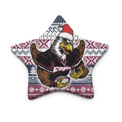 Manly Warringah Sea Eagles Ornaments - Eagles Mascot Knitted Christmas Patterns Ornaments Manly Warringah Sea Eagles Ornaments - Eagles Mascot Knitted Christmas Patterns Ornaments