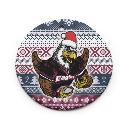 Manly Warringah Sea Eagles Ornaments - Eagles Mascot Knitted Christmas Patterns Ornaments Manly Warringah Sea Eagles Ornaments - Eagles Mascot Knitted Christmas Patterns Ornaments