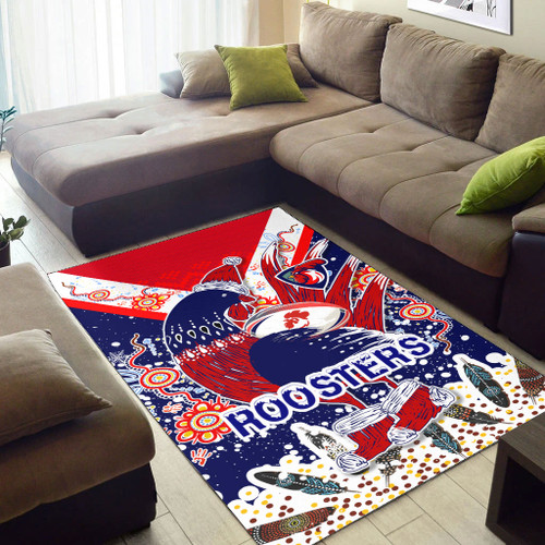 Sydney Christmas Area Rug - Custom Merry Christmas Sydney Indigenous Rug Sydney Christmas Area Rug - Custom Merry Christmas Sydney Indigenous Rug