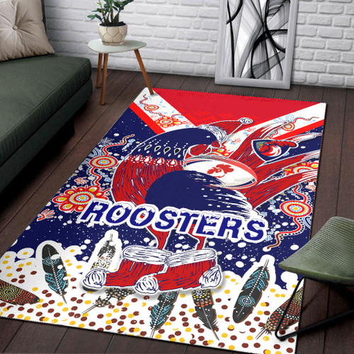 Sydney Christmas Area Rug - Custom Merry Christmas Sydney Indigenous Rug Sydney Christmas Area Rug - Custom Merry Christmas Sydney Indigenous Rug