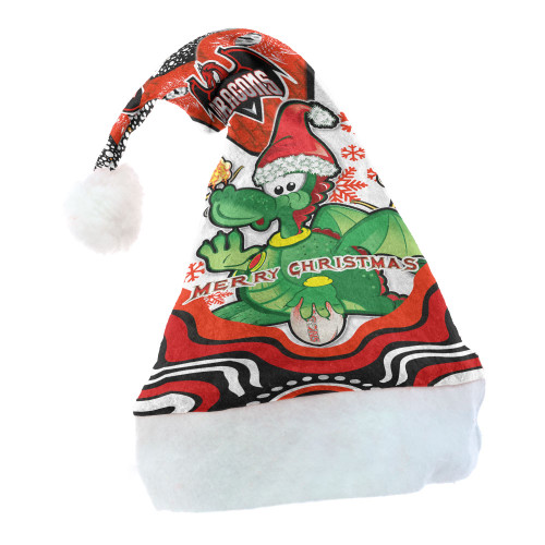 Illawarra and St George Christmas Hat - Merry Christmas Illawarra and St George Green Illawarra and St George Indigenous Inspired