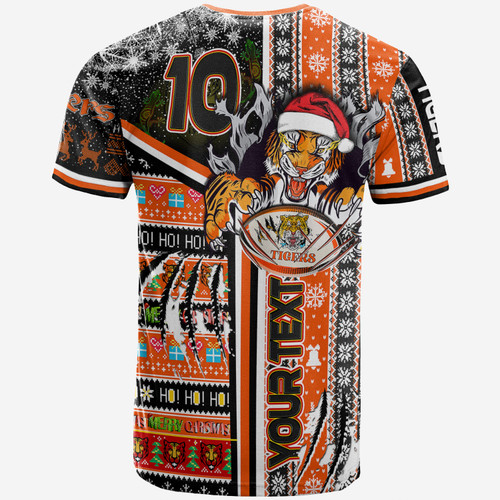 Wests Tigers Christmas T-Shirt - Custom Merry Super South West Sydney Christmas Scratch Ho Ho Ho T-Shirt Wests Tigers Christmas T-Shirt - Custom Merry Super South West Sydney Christmas Scratch Ho Ho Ho T-Shirt