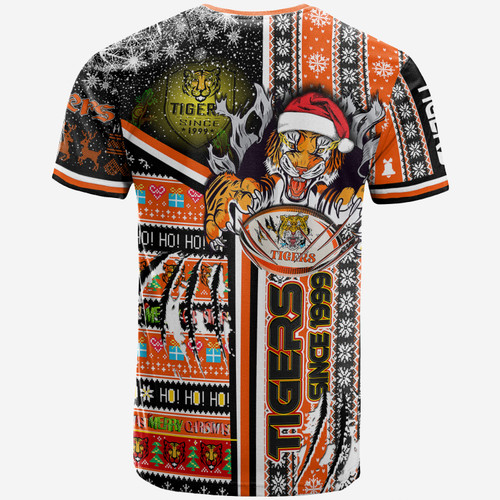 Wests Tigers Christmas T-Shirt - Custom Merry Super South West Sydney Christmas Scratch Ho Ho Ho T-Shirt Wests Tigers Christmas T-Shirt - Custom Merry Super South West Sydney Christmas Scratch Ho Ho Ho T-Shirt
