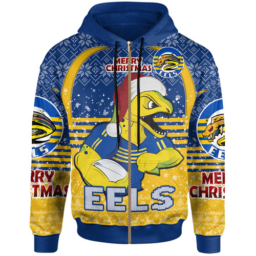 Parramatta Eels Christmas Hoodie - Custom Parramatta Eels Merry Christmas With Snowflake Pattern Hoodie Parramatta Eels Christmas Hoodie - Custom Parramatta Eels Merry Christmas With Snowflake Pattern Hoodie