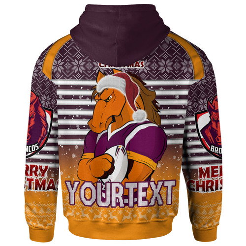 Brisbane Broncos Christmas Custom Hoodie - Brisbane Broncos Penrith Panthers Merry Christmas With Snowflake Pattern Hoodie Brisbane Broncos Christmas Custom Hoodie - Brisbane Broncos Penrith Panthers Merry Christmas With Snowflake Pattern Hoodie