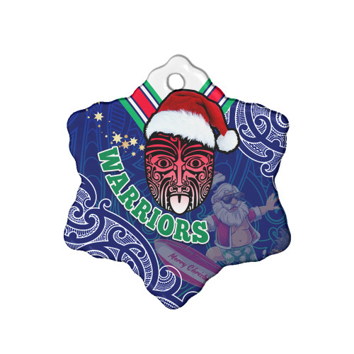 New Zealand Warriors Christmas Ornaments - New Zealand Warriors Maori Culture Christmas Vibes with Santa Surfing Ornaments New Zealand Warriors Christmas Ornaments - New Zealand Warriors Maori Culture Christmas Vibes with Santa Surfing Ornaments