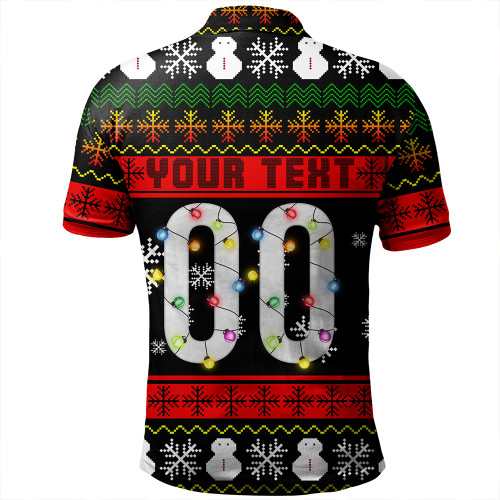 Penrith Panthers Christmas Polo Shirt - Custom Penrith Panthers Merry Christmas Mei Penrith Panthers Christmas Polo Shirt - Custom Penrith Panthers Merry Christmas Mei