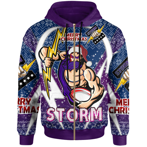 Melbourne Storm Christmas Hoodie - Custom Melbourne Storm Merry Christmas With Snowflake Pattern Hoodie Melbourne Storm Christmas Hoodie - Custom Melbourne Storm Merry Christmas With Snowflake Pattern Hoodie