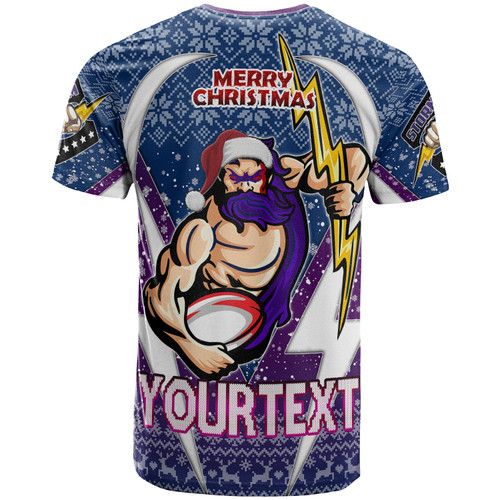 Melbourne Storm Christmas T-shirt - Custom Melbourne Storm Merry Christmas With Snowflake Pattern T-shirt Melbourne Storm Christmas T-shirt - Custom Melbourne Storm Merry Christmas With Snowflake Pattern T-shirt