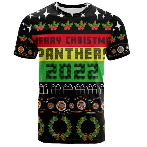 Penrith Panthers Christmas T-shirt Penrith Panthers Merry Christmas Ngurr