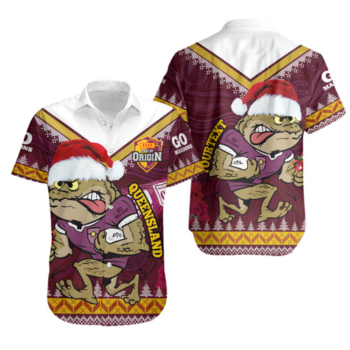 Cane Toads Hawaiian Shirt - Custom Cane Toads Aboriginal Inspired Christmas Vibes Hawaiian Shirt Cane Toads Hawaiian Shirt - Custom Cane Toads Aboriginal Inspired Christmas Vibes Hawaiian Shirt