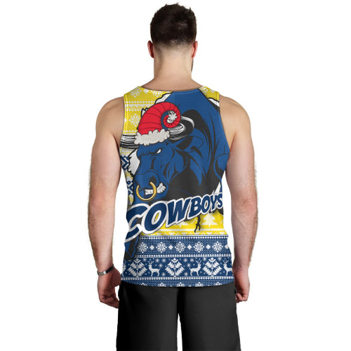 North Queensland Cowboys Men Tank Top - North Queensland Cowboys Mascot Knitted Christmas Patterns Men Tank Top North Queensland Cowboys Men Tank Top - North Queensland Cowboys Mascot Knitted Christmas Patterns Men Tank Top