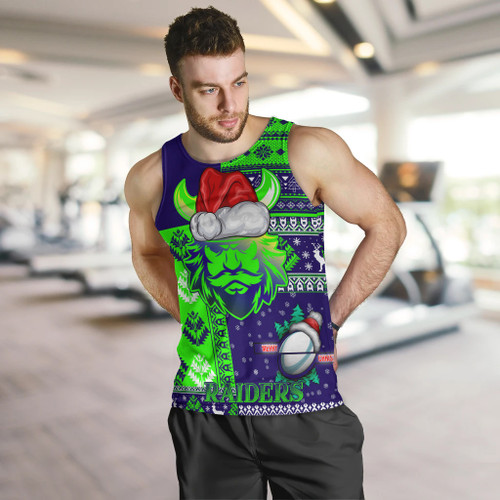 Canberra Raiders Men Tank Top - Christmas Snowflakes New Zealand Warriors Mascot Men Tank Top Canberra Raiders Men Tank Top - Christmas Snowflakes New Zealand Warriors Mascot Men Tank Top