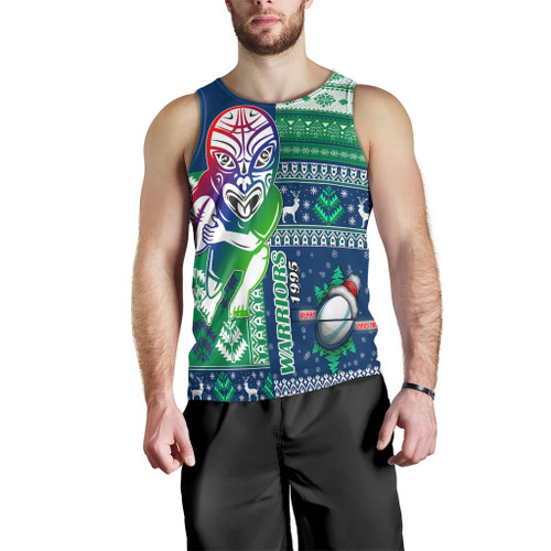 New Zealand Warriors Men Tank Top - Christmas Snowflakes New Zealand Warriors Mascot Men Tank Top New Zealand Warriors Men Tank Top - Christmas Snowflakes New Zealand Warriors Mascot Men Tank Top