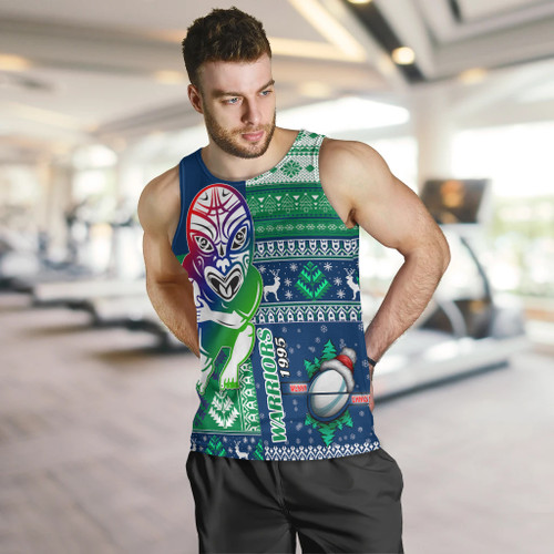 New Zealand Warriors Men Tank Top - Christmas Snowflakes New Zealand Warriors Mascot Men Tank Top New Zealand Warriors Men Tank Top - Christmas Snowflakes New Zealand Warriors Mascot Men Tank Top