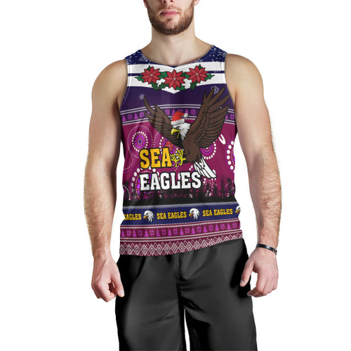 Australia Sea Eagles Christmas Men Tank Top - Australia Sea Eagles Ugly Christmas And Aboriginal Patterns Men Tank Top Australia Sea Eagles Christmas Men Tank Top - Australia Sea Eagles Ugly Christmas And Aboriginal Patterns Men Tank Top
