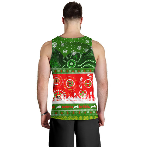 South Sydney Rabbitohs Men Tank Top - South Sydney Rabbitohs Ugly Christmas And Aboriginal Patterns Men Tank Top South Sydney Rabbitohs Men Tank Top - South Sydney Rabbitohs Ugly Christmas And Aboriginal Patterns Men Tank Top