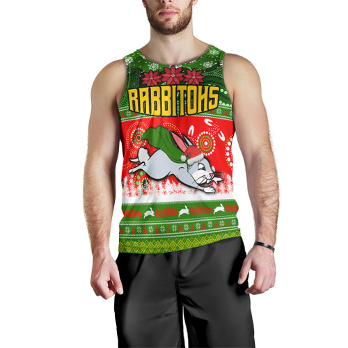 South Sydney Rabbitohs Men Tank Top - South Sydney Rabbitohs Ugly Christmas And Aboriginal Patterns Men Tank Top South Sydney Rabbitohs Men Tank Top - South Sydney Rabbitohs Ugly Christmas And Aboriginal Patterns Men Tank Top
