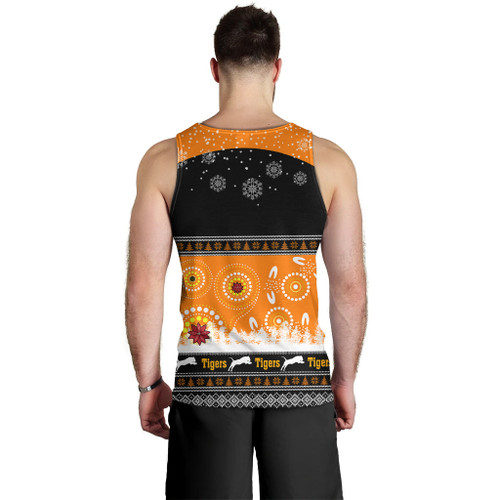Wests Tigers Christmas Men Tank Top - Wests Tigers Ugly Christmas And Aboriginal Patterns Men Tank Top Wests Tigers Christmas Men Tank Top - Wests Tigers Ugly Christmas And Aboriginal Patterns Men Tank Top