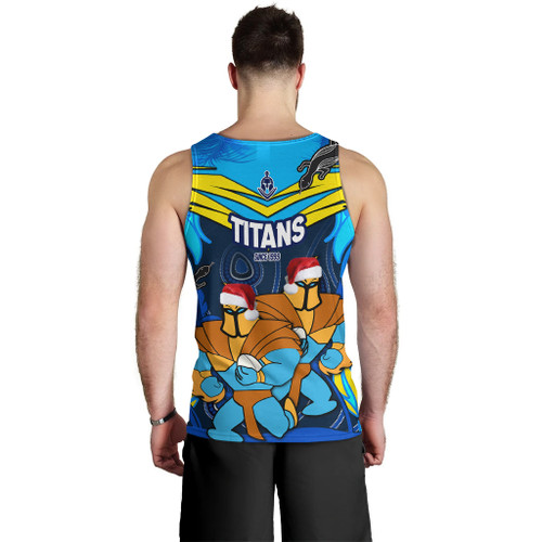 Gold Coast Titans Christmas Men Tank Top - Gold Coast Titans Aboriginal Inspired Summer Vibes Christmas Men Tank Top Gold Coast Titans Christmas Men Tank Top - Gold Coast Titans Aboriginal Inspired Summer Vibes Christmas Men Tank Top