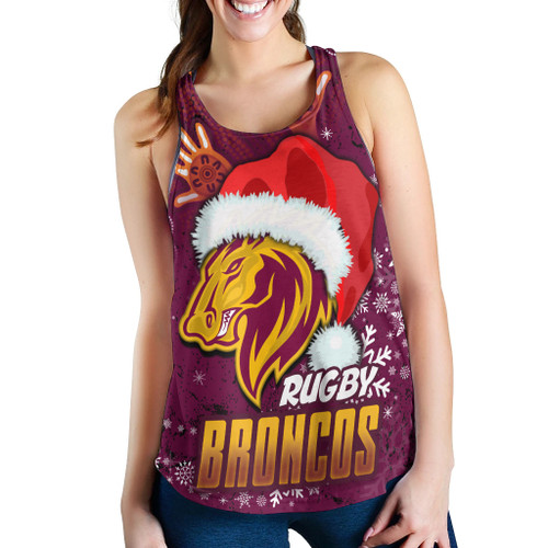 Brisbane Broncos Women Racerback Tank - Christmas Santa Hat Horse Ball Women Racerback Tank Brisbane Broncos Women Racerback Tank - Christmas Santa Hat Horse Ball Women Racerback Tank
