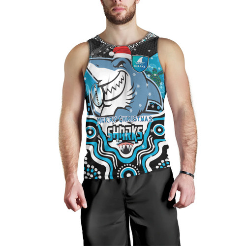 Cronulla Christmas Men Tank Top - Merry Christmas Super Cronulla Indigenous Men Tank Top Cronulla Christmas Men Tank Top - Merry Christmas Super Cronulla Indigenous Men Tank Top
