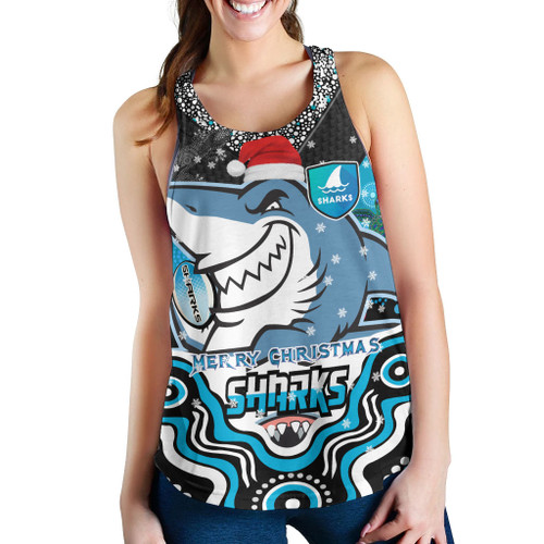 Cronulla Christmas Women Racerback Tank - Merry Christmas Super Cronulla Indigenous Women Racerback Tank Cronulla Christmas Women Racerback Tank - Merry Christmas Super Cronulla Indigenous Women Racerback Tank