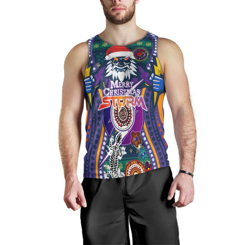 Melbourne Christmas Men Tank Top - Merry Christmas Indigenous Melbourne Men Tank Top Melbourne Christmas Men Tank Top - Merry Christmas Indigenous Melbourne Men Tank Top