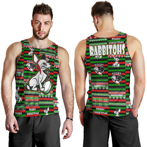 South Sydney Rabbitohs Men Tank Top - South Sydney Rabbitohs Merry Christmas Random Square Pattern Men Tank Top South Sydney Rabbitohs Men Tank Top - South Sydney Rabbitohs Merry Christmas Random Square Pattern Men Tank Top