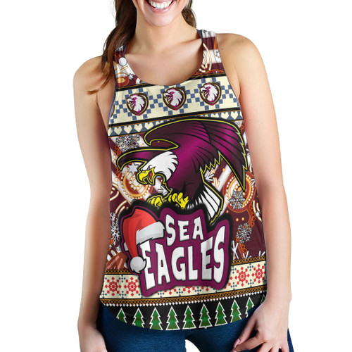 Australia Sea Eagle Christmas Women Racerback Tank - Xmas Sea Eagle Christmas Balls, Snowflake With Aboriginal Patterns Women Racerback Tank Australia Sea Eagle Christmas Women Racerback Tank - Xmas Sea Eagle Christmas Balls, Snowflake With Aboriginal Patterns Women Racerback Tank