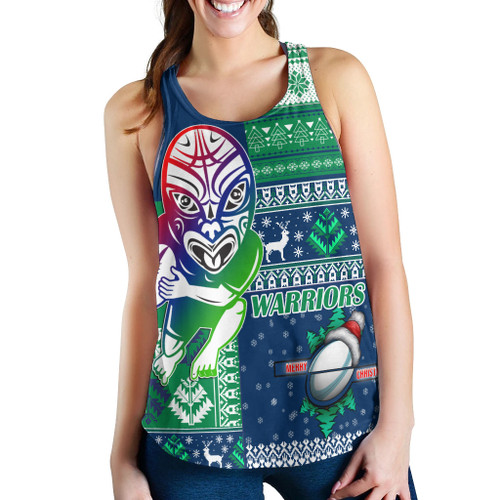 New Zealand Warriors Women Racerback Tank - Christmas Snowflakes New Zealand Warriors Mascot Women Racerback Tank New Zealand Warriors Women Racerback Tank - Christmas Snowflakes New Zealand Warriors Mascot Women Racerback Tank