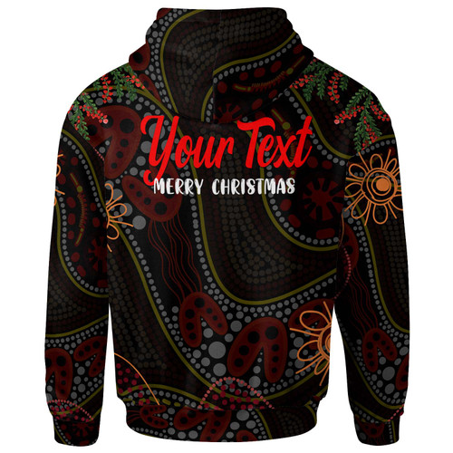 Aboriginal Christmas Hoodie - Custom Aussie Koala Christmas Tree with Aboriginal Inspired Hoodie Aboriginal Christmas Hoodie - Custom Aussie Koala Christmas Tree with Aboriginal Inspired Hoodie