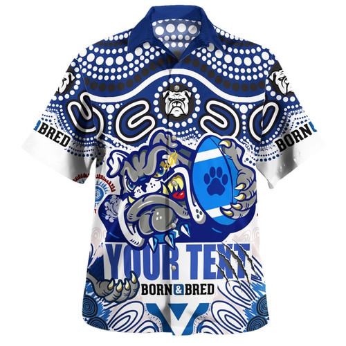 Australia City of Canterbury Bankstown Custom Hawaiian Shirt - Indigenous Doggies "Born & Bred" Hawaiian Shirt Australia City of Canterbury Bankstown Custom Hawaiian Shirt - Indigenous Doggies "Born & Bred" Hawaiian Shirt