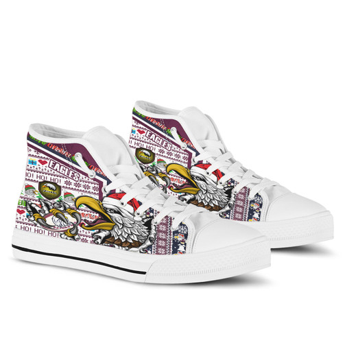 Sydney's Northern Beaches Christmas High Top Shoes - Custom Merry Christmas Scratch Sydney's Northern Beaches Snowflakes Ho Ho Ho High Top Shoes Sydney's Northern Beaches Christmas High Top Shoes - Custom Merry Christmas Scratch Sydney's Northern Beaches Snowflakes Ho Ho Ho High Top Shoes