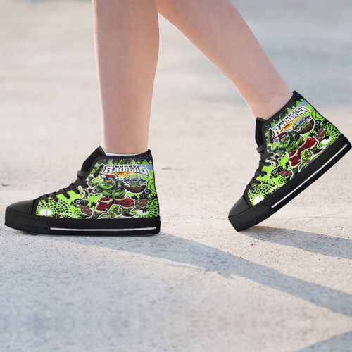 Canberra Christmas High Top Shoes - Custom Merry Viking Canberra Christmas Indigenous High Top Shoes Canberra Christmas High Top Shoes - Custom Merry Viking Canberra Christmas Indigenous High Top Shoes