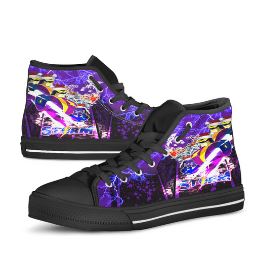 Melbourne Christmas High Top Shoes - Custom Merry Merry Christmas Melbourne Man Squad Splash High Top Shoes Melbourne Christmas High Top Shoes - Custom Merry Merry Christmas Melbourne Man Squad Splash High Top Shoes