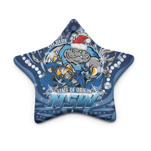 Cockroaches  Christmas Ornaments - NSW Blues Cockroaches Mascot With Aboriginal Inspired Christmas Ornaments Cockroaches  Christmas Ornaments - NSW Blues Cockroaches Mascot With Aboriginal Inspired Christmas Ornaments